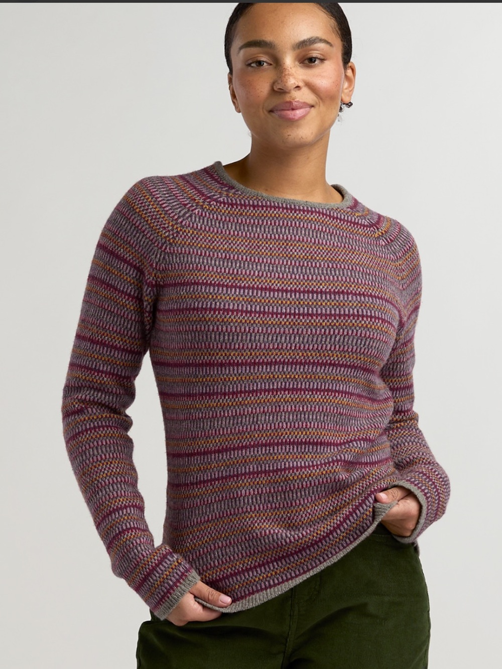 Title Nine Por Vida Sweater Wool Silk Blend Size Large